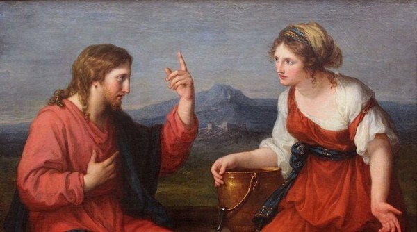 Christ and the Samaritan woman at the well