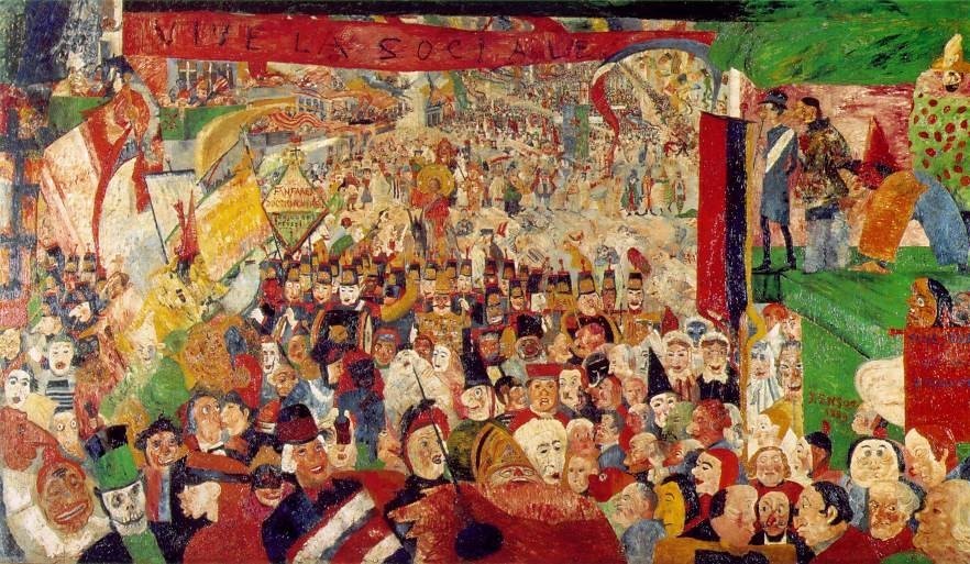 Christ's Entry Into Brussels in 1889