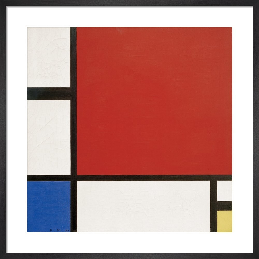 Composition with Red Blue and Yellow