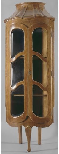 Corner display cabinet