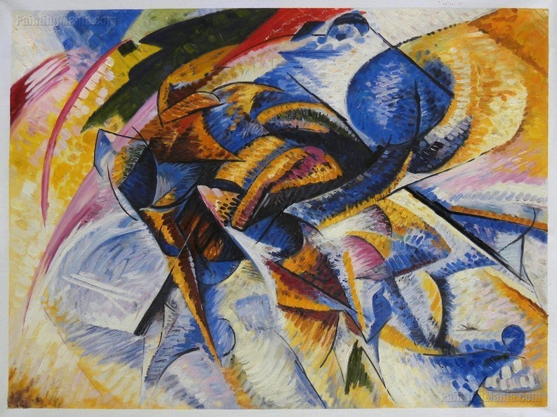 Dynamism of a Cyclist