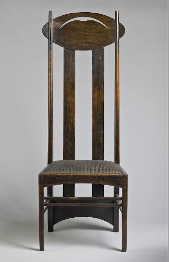 High-backed chair