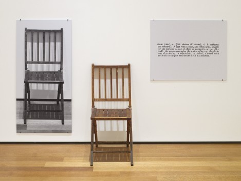 One and Three Chairs