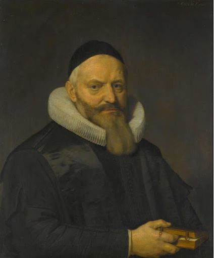 Portrait of Anthony de Wale (1573-1639). Professor of Theology at the University in Leiden