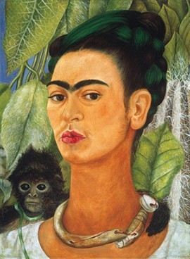 Self-Portrait with Monkey