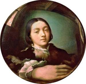 Self-portrait in a Convex Mirror