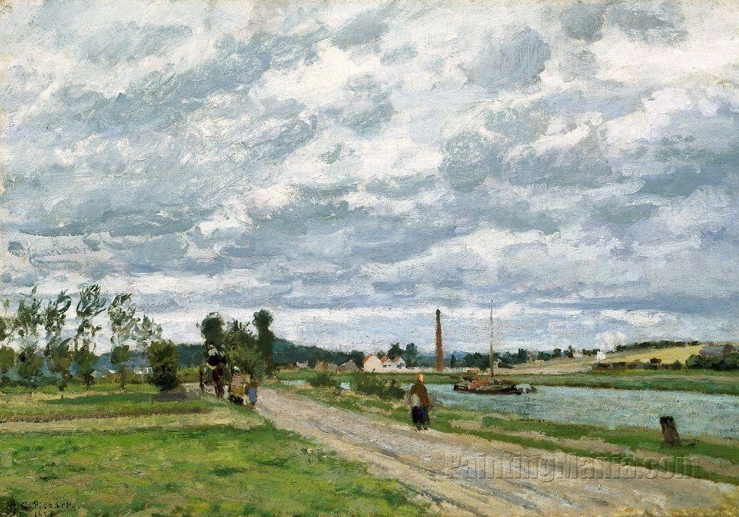 The Banks of the Oise near Pontoise