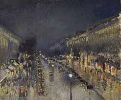 The Boulevard Montmartre at Night