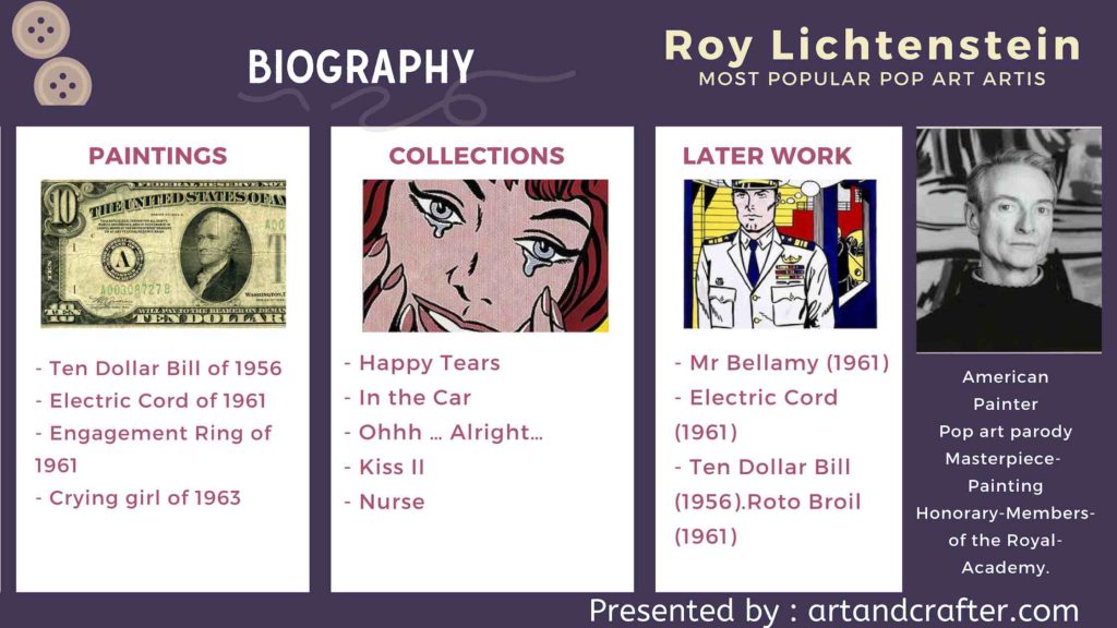 roy lichtenstein biography