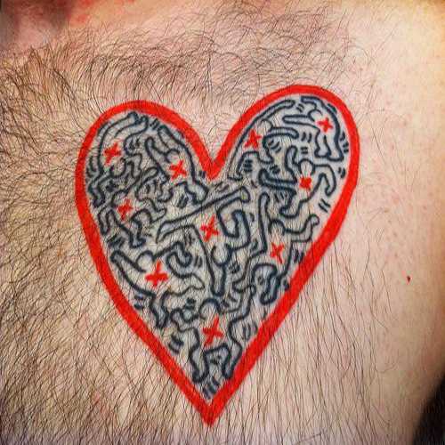 Keith Haring Tattoo