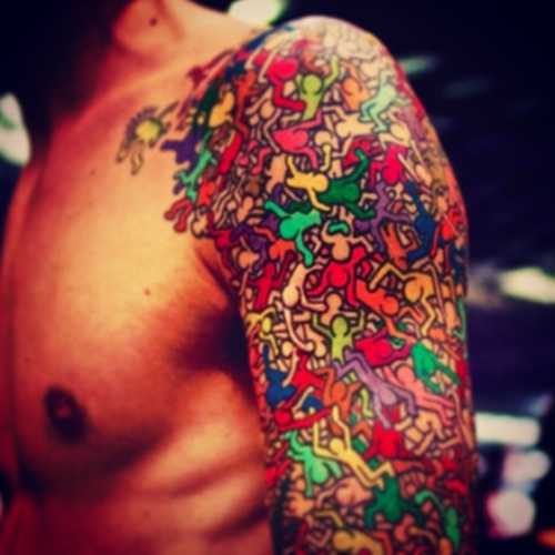 Keith Haring Tattoo