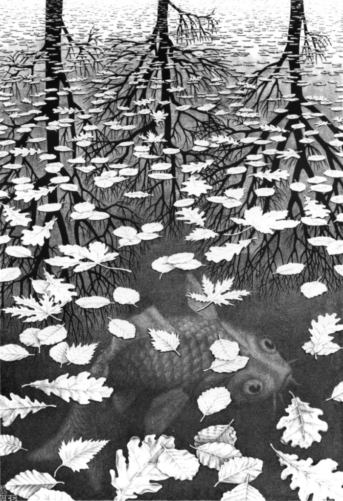 Three Worlds (Escher)