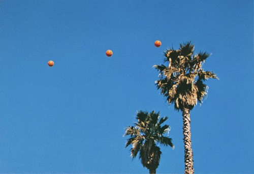 Throwing Three Balls in the Air to Get a Straight Line