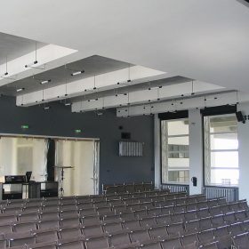 A stage in the Festsaal, Dessau A stage in the Festsaal, Dessau